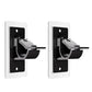 Curtain Rod Brackets Self Adhesive No Drill Transparent Invisible Holders for Curtains Towels