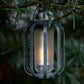 Solar Lantern with Tripod Flickering Flame Solar Outdoor Lights 4 Lighting Modes