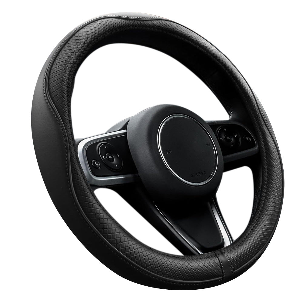 Breathable Microfiber Leather Steering Wheel Cover
