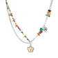 4pcs Women's Pendant Necklace Trendy Hoodie Sweater Chain