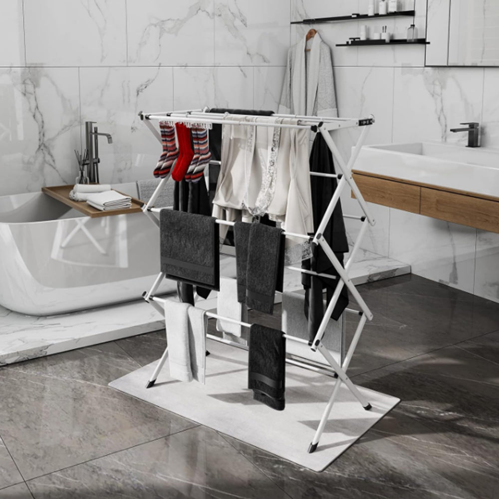 3 Tier Foldable Clothes Drying Rack
