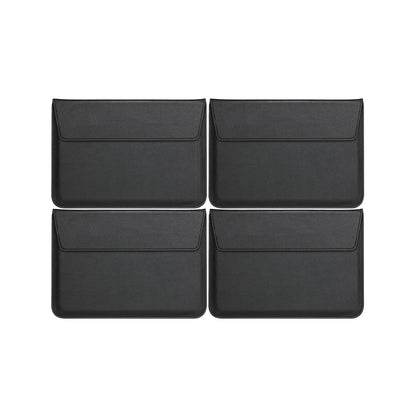4Pcs PU Leather Sleeve Case Laptop Bag with Stand for Macbook 11 13 15 inches
