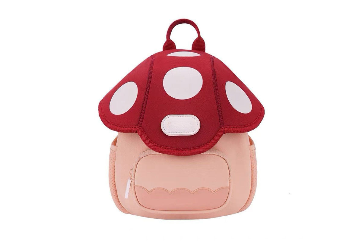 Kids Cute Mushroom Backpack for Girls Boys