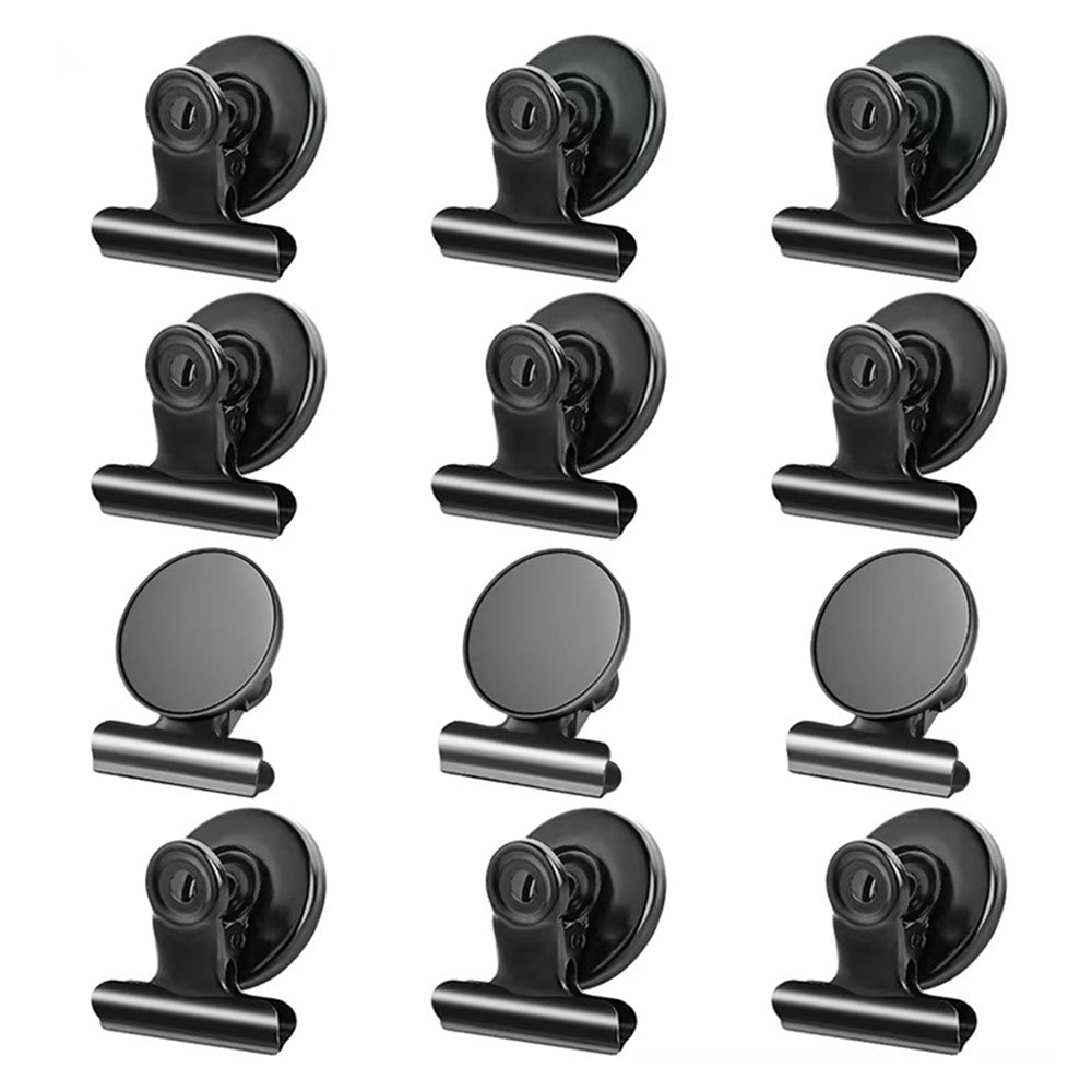 12 Pack Metal Fridge Clips for Photo Plan Refrigerator Clips for Home School Office