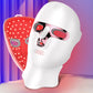 Rechargeable LED Facial Light Mask for Face and Neck with 7 Light Modes