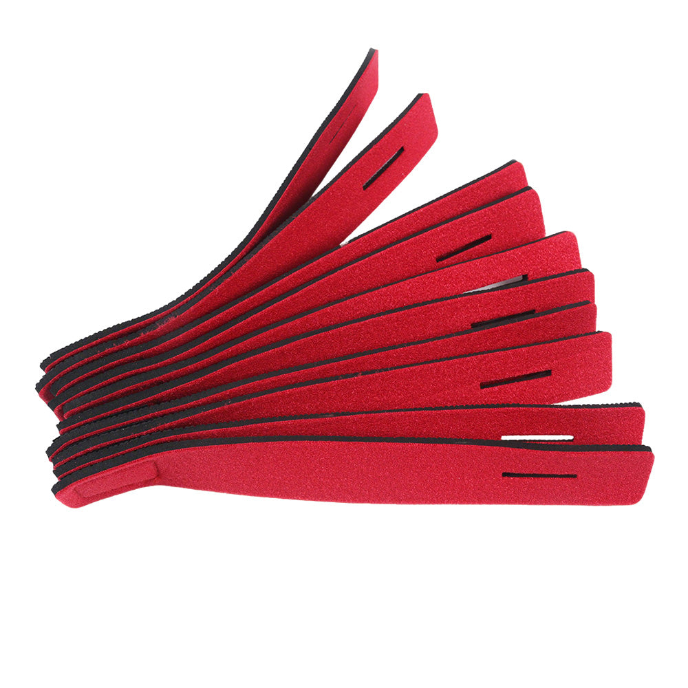 10Pcs Fishing Rod Straps Fishing Rod Clips for Casting Spinning Fly Rods