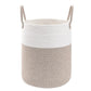 Large Woven Laundry Basket Cotton Rope Hamper for Laundry Toys & Blankets