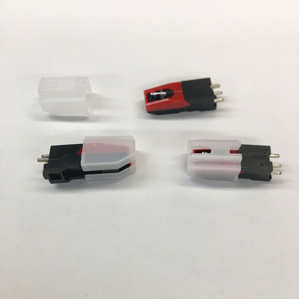 4Pcs Turntable Diamond Stylus Needle for LP Record Player Phono Ceramic Cartridge