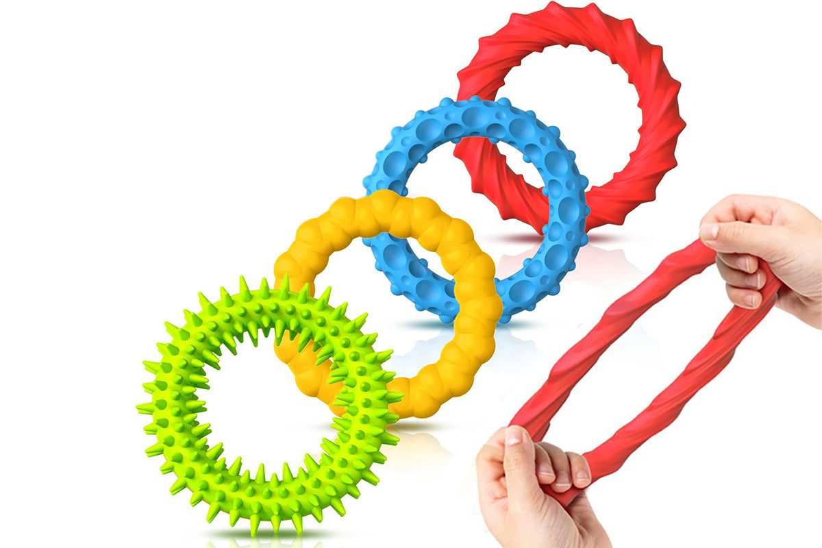 4Pcs Sensory Fidget Toys Stretchy Fidget Bracelet
