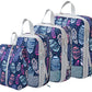 4Pcs Set Compression Packing Cubes for Travel Expandable Organizer Cubes