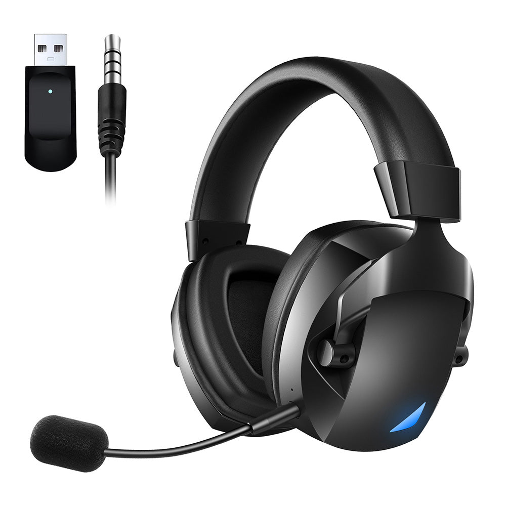 Wireless Gaming Headset 2.4G Bluetooth With Mic For PC PS4 PS5
