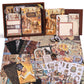 Vintage Scrapbook Kit Bullet Junk Journal Kit with Journaling and Scrapbooking Supplies