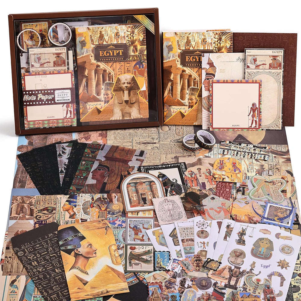 Vintage Scrapbook Kit Bullet Junk Journal Kit with Journaling and Scrapbooking Supplies