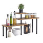 3 Tier Foldable Corner Countertop Storage Shelf