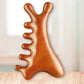 4 In 1 Gua Sha Tool Wooden Head Massage Comb Scalp Comb For Head Neck Face Care