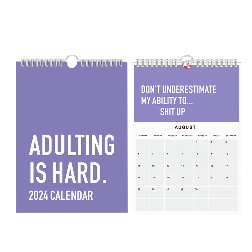 Adulting is Hard 2024 Calendar