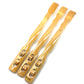 5 Pack Bamboo Back Scratcher - Dual Roller Massage Itch Reliever