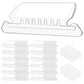 100Pcs PVC Hanging File Folder Tabs