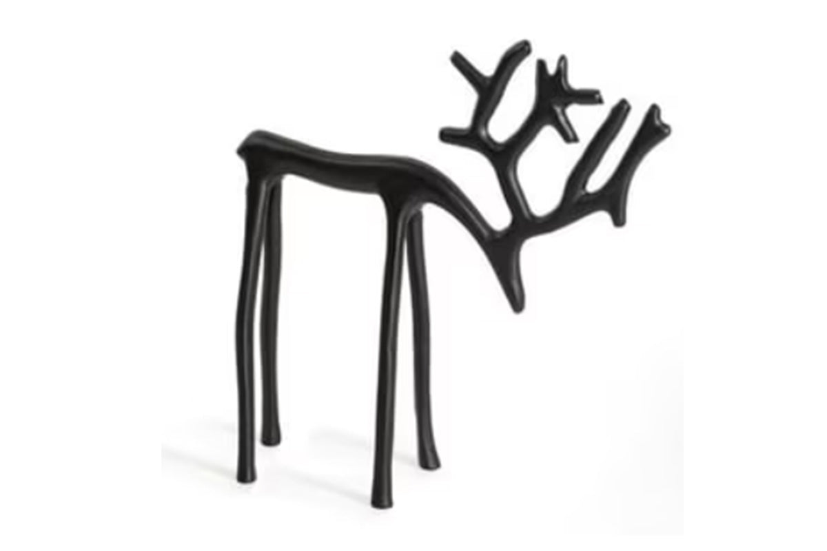 Christmas Reindeer Figurines Centerpieces Reindeer Decor for Coffee Table Fireplace