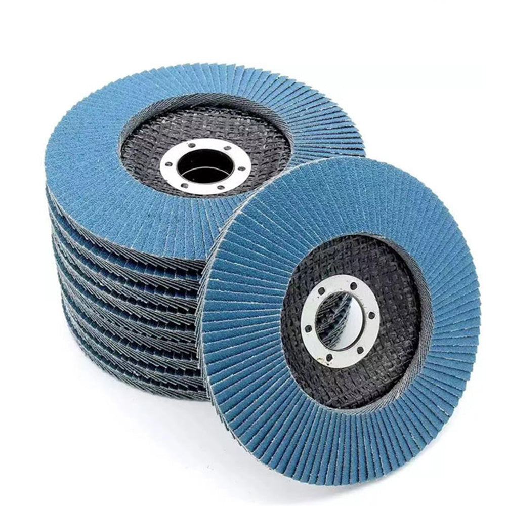 10 PCS 125mm Flap Discs Aluminum Grinding Discs for Angle Grinder to Sanding Grinding Metal Wood