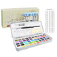 50 Colors Watercolour Paint Set with Brushes for Artists and Hobbyists