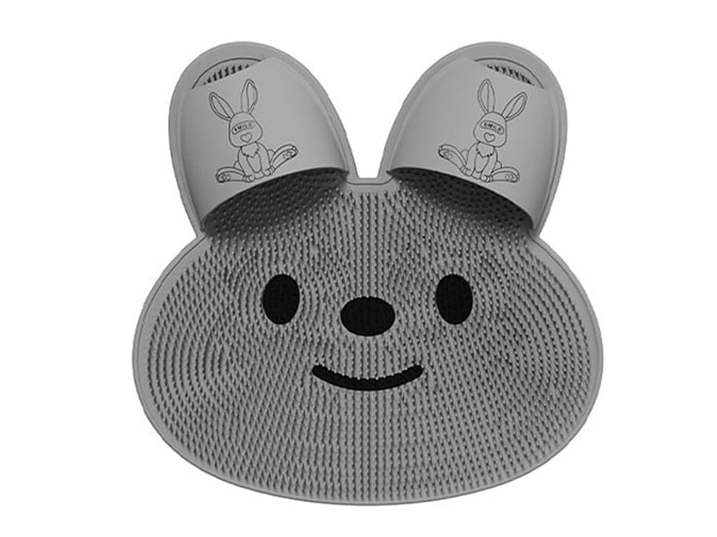 Shower Foot Scrubber Mat Rabbit-Shaped Silicone Foot Scrubber Pad
