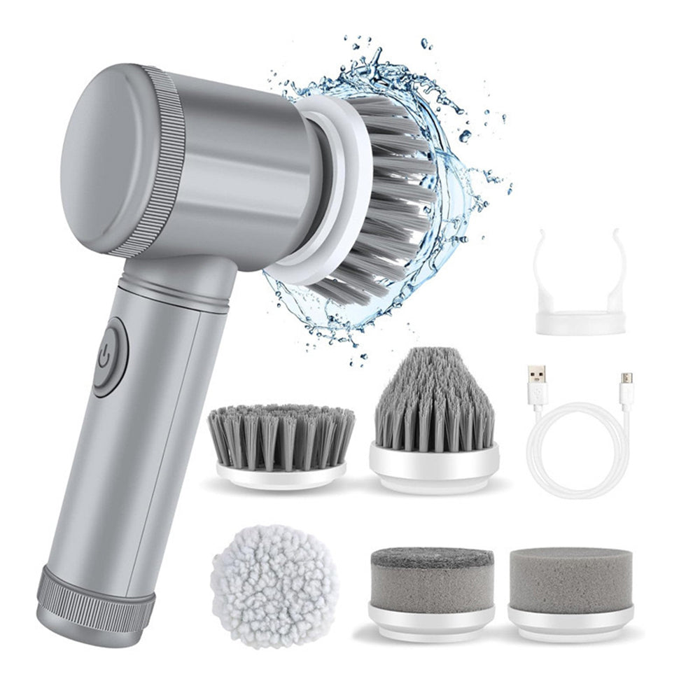 Electric Cleaning Brush Cordless Spin Scrubber Bathroom Shower Cleaner