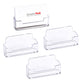 4Pcs Business Card Holder for Desk Clear Plastic Business Card Display Stand