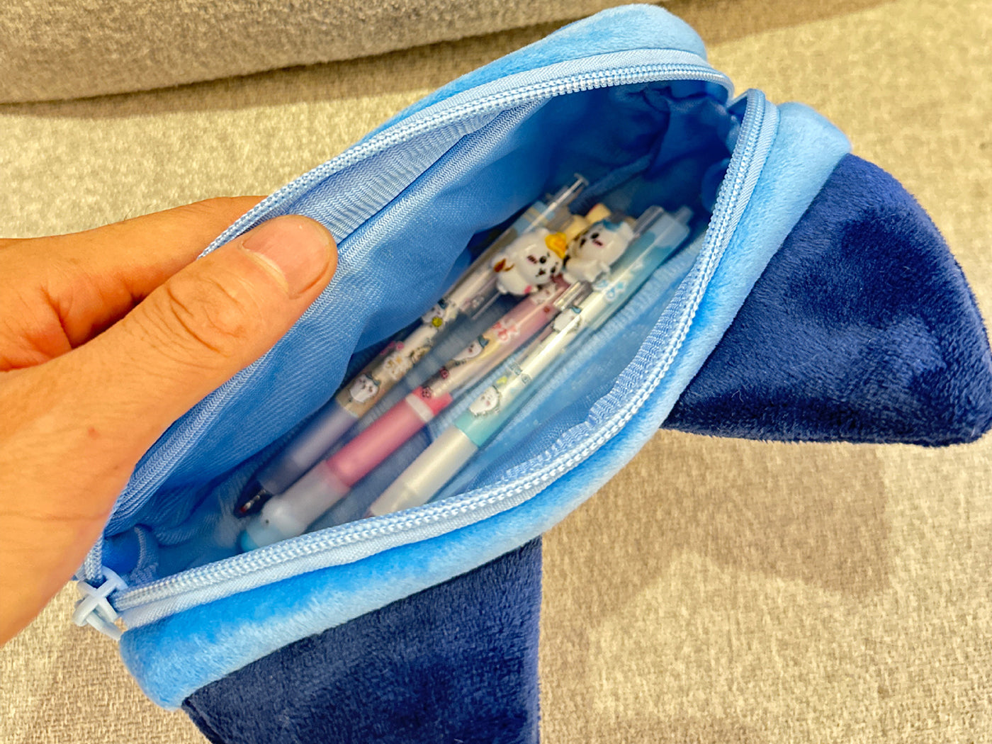 Bluey Inspired Kids Plush Crossbody Bag or Pencil Case