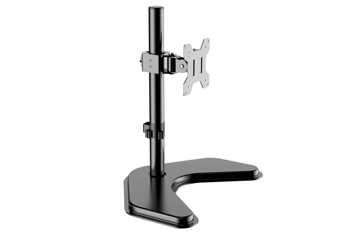 Monitor Stand Vertical Desktop Mount Freestanding Adjustable V-Base HD LED TV Screens