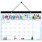 Desk Calendar 18-Month from 2026 Jan- 2027 June with Corner Protectors for Office