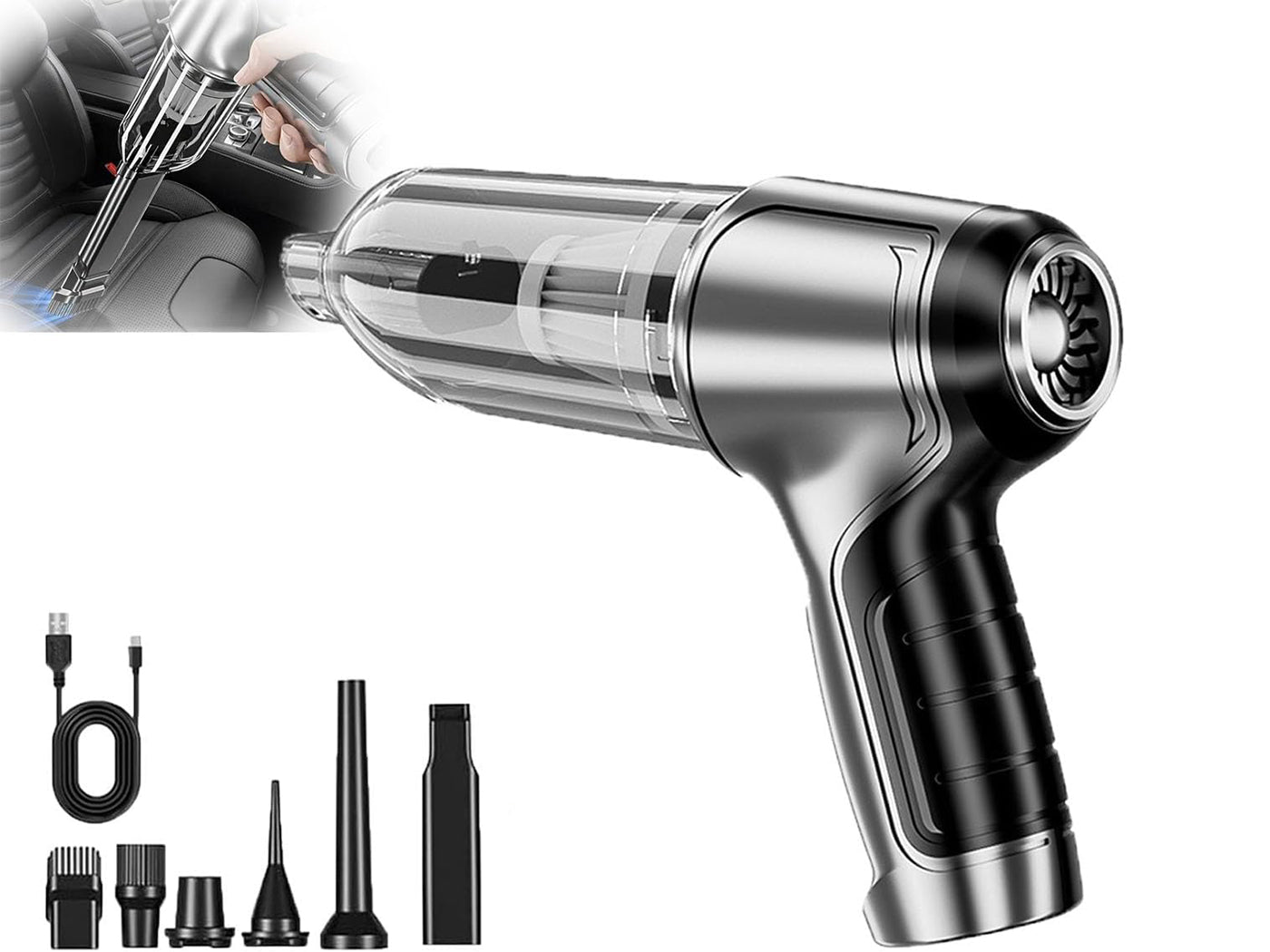 Portable Car Cordless Hand Held Vacuum Cleaner