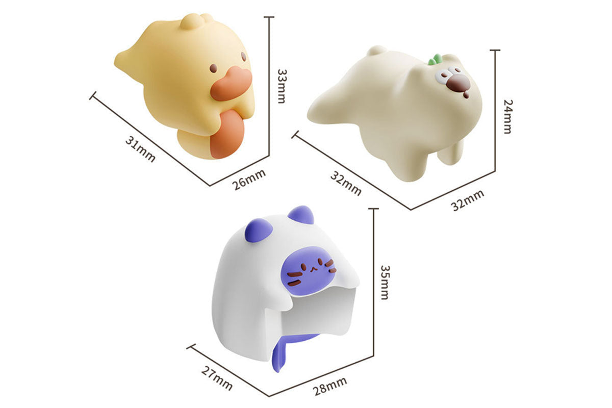 4pcs Cute Pet Shaped Furniture Corner Guards Thick Anti-Collision Safety Bumpers