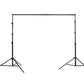 Backdrop Stand 1.5-3m Adjustable Photo Studio Background Support for Weddings Parties