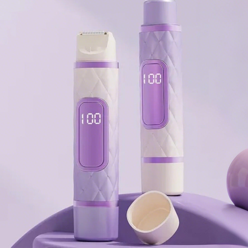 2-in-1 Dual-Head Electric Hair Remover Trimmer for Women