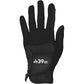 Stretch Breathable Washable Golf Glove with Slip Resistant Grip for Men Women-Black