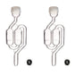 2Pcs Bubble Fermentation Airlock with Silicone Grommets for Home Brewing