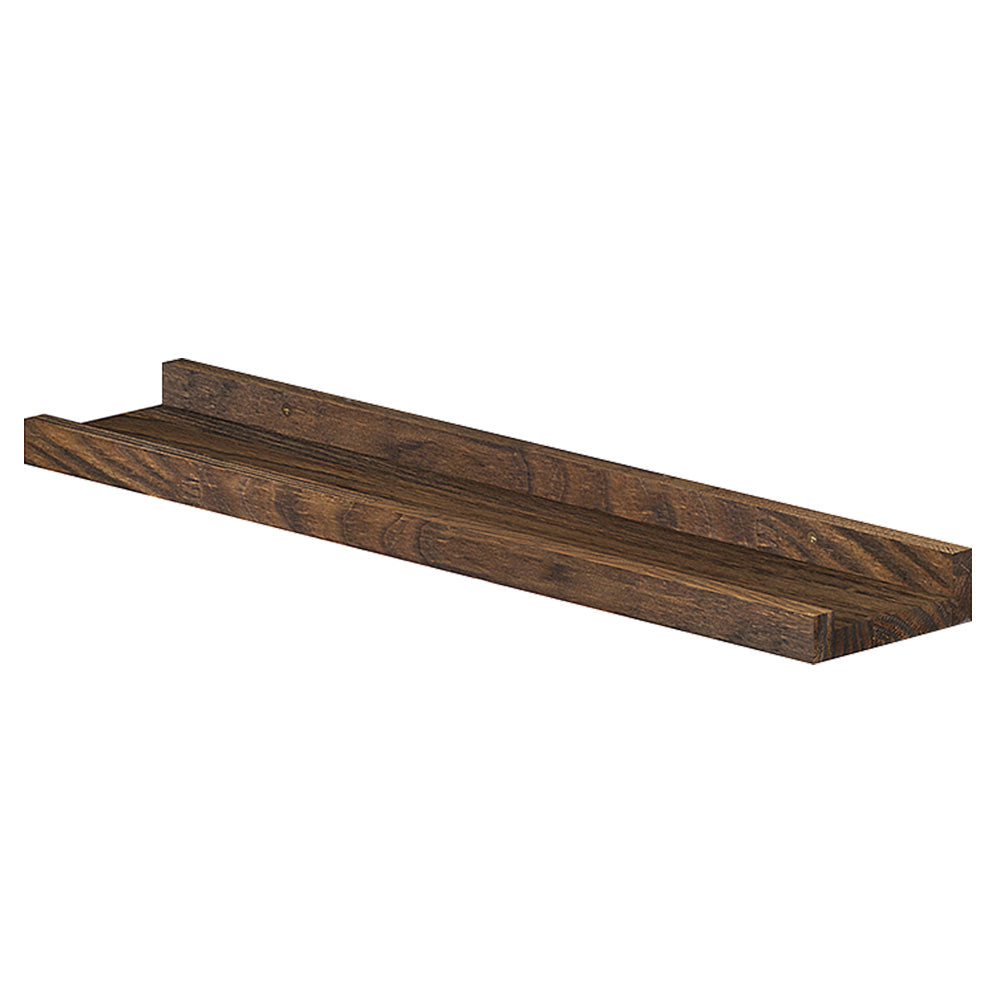 Wooden Wall Mounted Vinyl Record CD Storage and Display Shelf