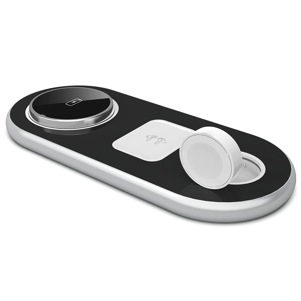 3 in 1 Wireless Charging Station For Apple Devices Magsecurity Wireless Charger Station
