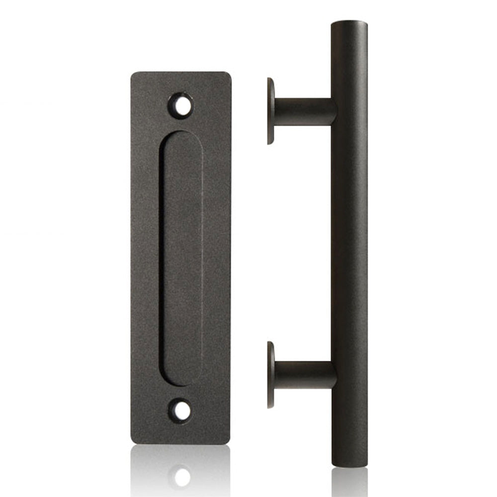 Stainless Steel Barn Door Handle Sliding Hardware with Flush Pull for Wood Door