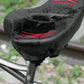 Comfortable Bike Saddle with Shock Absorption and Universal Adapter for Various Bikes