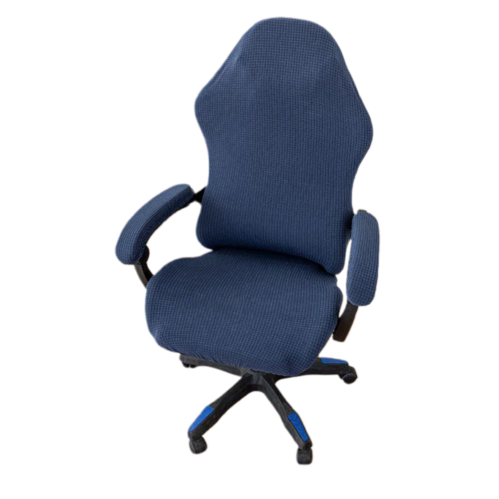 Gaming Chair Cover 4-Piece Set Stretchable Water-Resistant Washable Slipcover for Office Desk Chairs