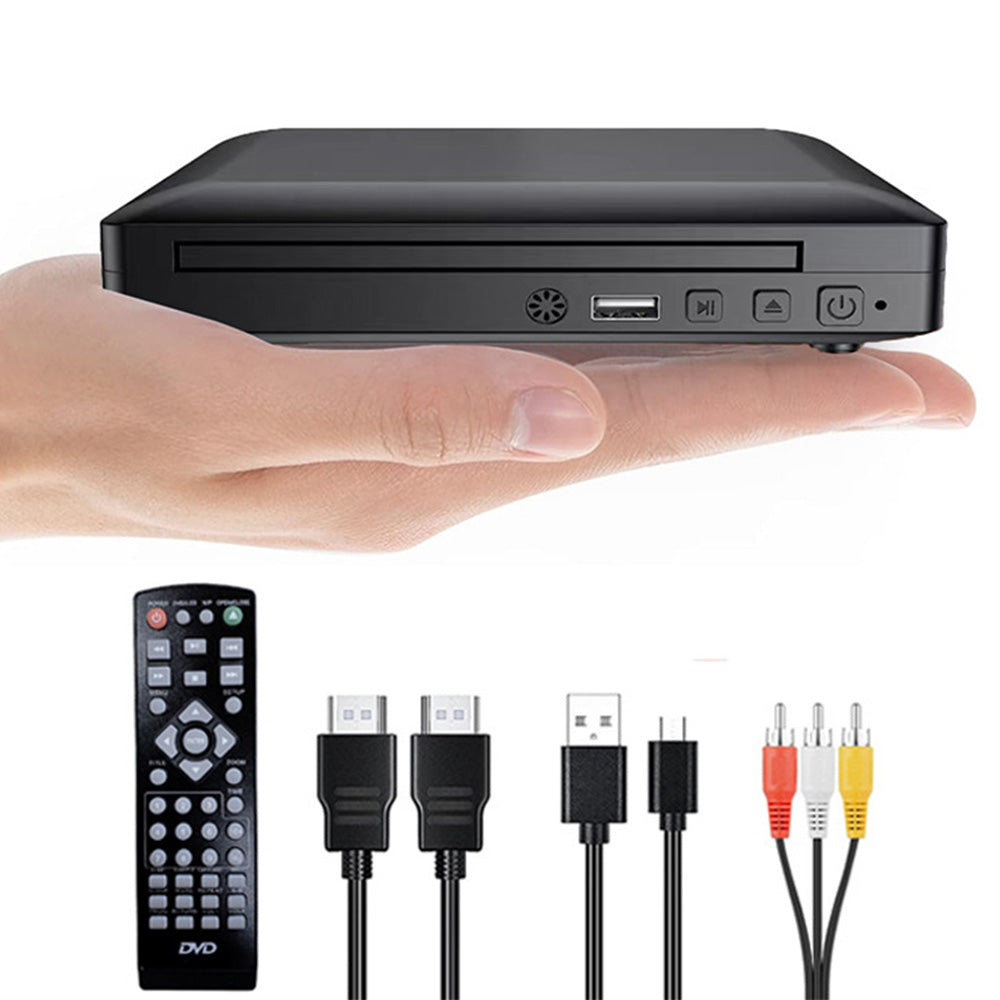 1080P HD DVD Player with AV Output Remote Control Home Media Player