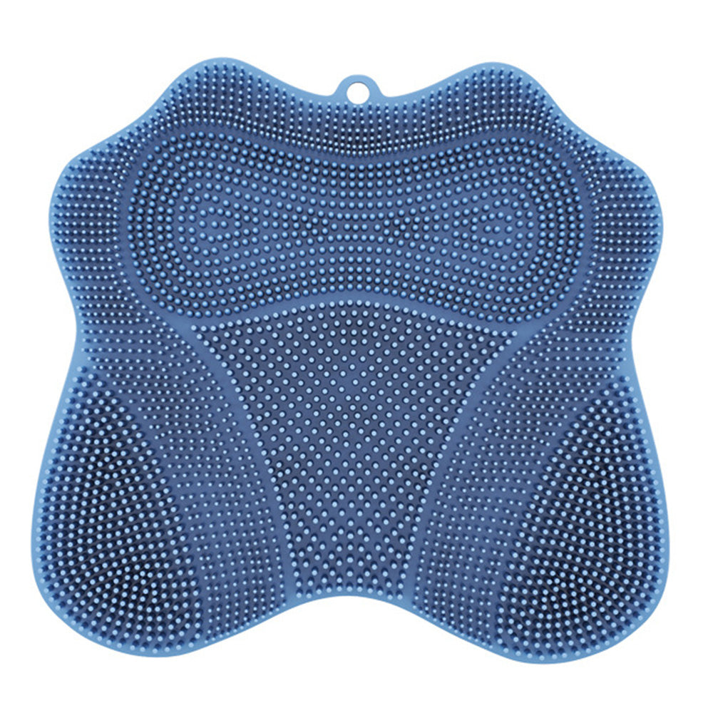 30x28cm Non Slip Suction Back and Foot Cleaning Mat for Showers