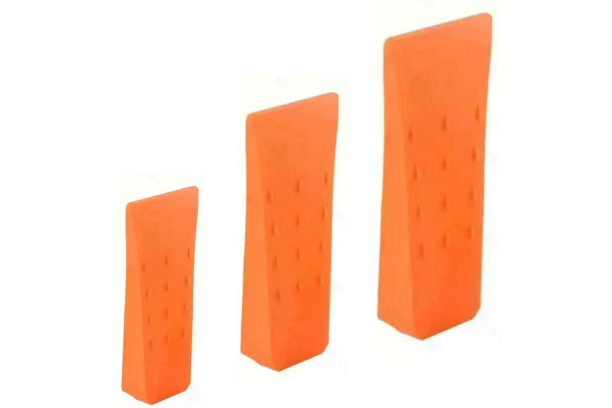 3-Pack Felling Wedges 6/8/10 Inch Anti-Pinch Directional Tree Cutting Wedges