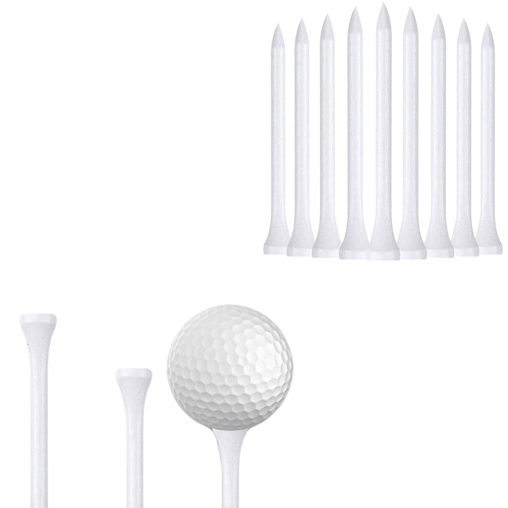 100 Pack Golf Tees White 54/70/83mm for Golf Practising
