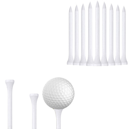 100 Pack Golf Tees White 54/70/83mm for Golf Practising