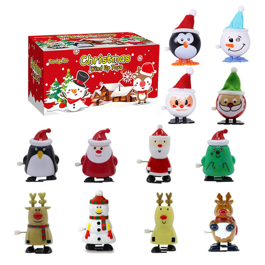 12Pcs Wind Up Decoration Set for Christmas Decoration
