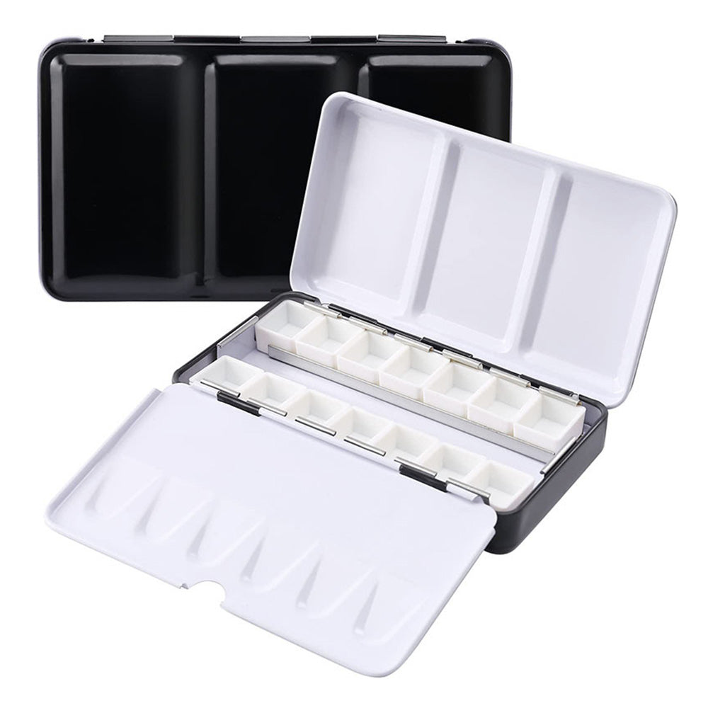 Empty Metal Palette Box Watercolour Travel Palettes