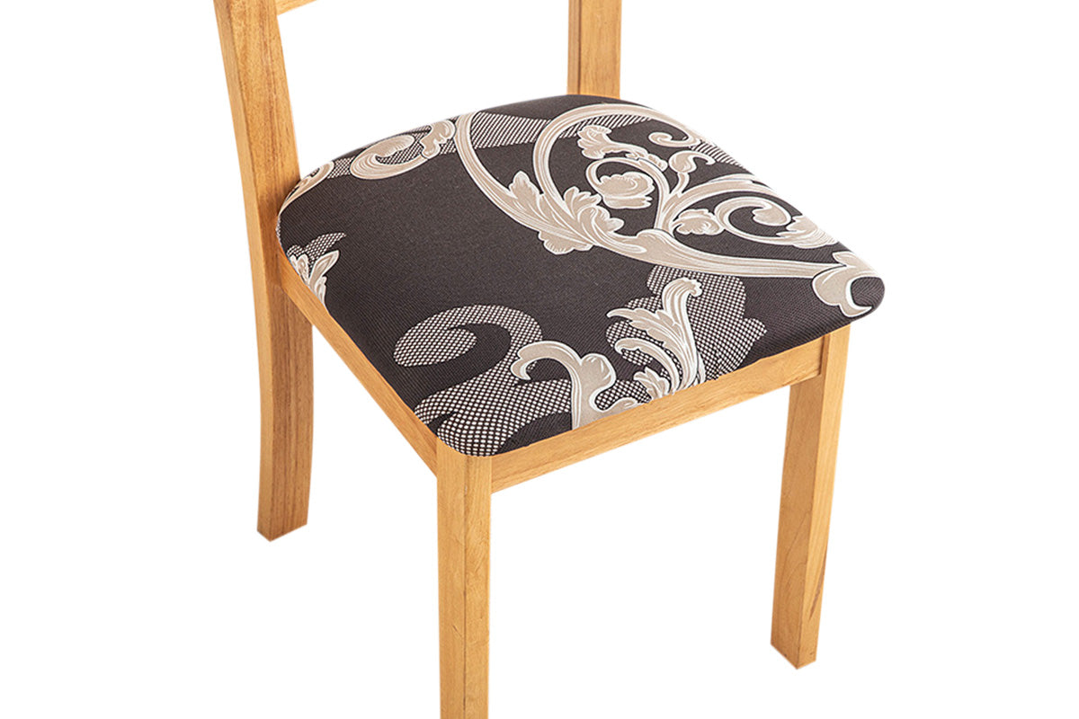 2Pcs Chair Seat Cover Stretch Chair Covers Washable Seat Cushion Slipcovers -ST1